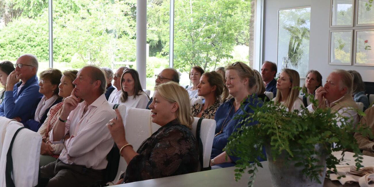 Audience at the panel discussion of a conservation event