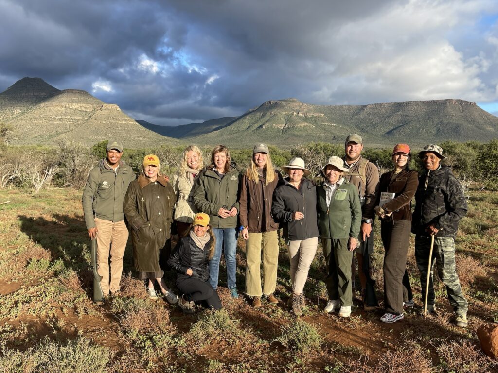 Journeys With Purpose group who visited The Great Karoo in Samara in November 2024.