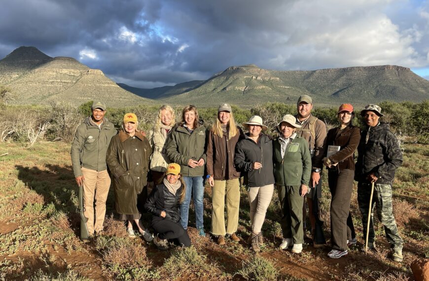 Journeys With Purpose group who visited The Great Karoo in Samara in November 2024.