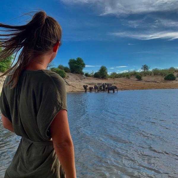 Rebecca Cook in Botswana