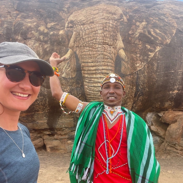 Rebecca Cook in Kenya