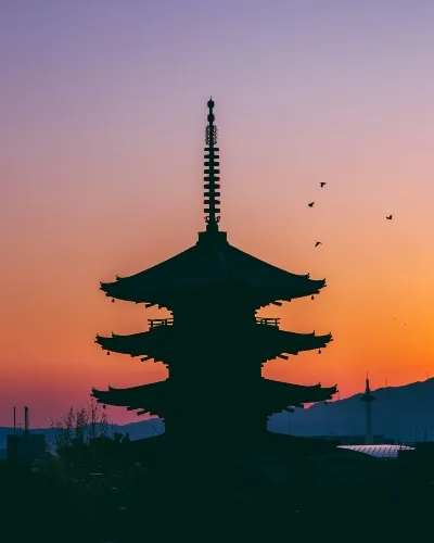 Japan sunset