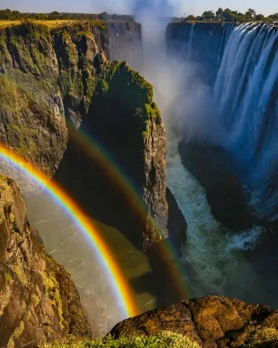 Zambia beautiful waterfalls