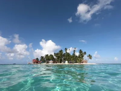 Panama island landscape from the ocean