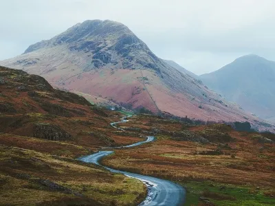 Tour the mountains with windy country roads in the United Kingdom