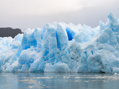 Ice formations in Los Glaciares National Park