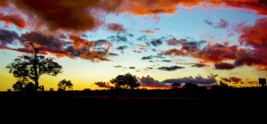 Sunset in Zambia