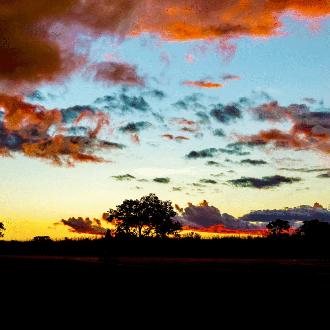 Sunset in Zambia