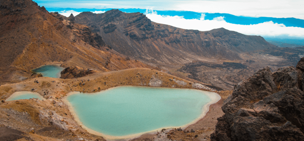 Lakes in Tongariro National Park