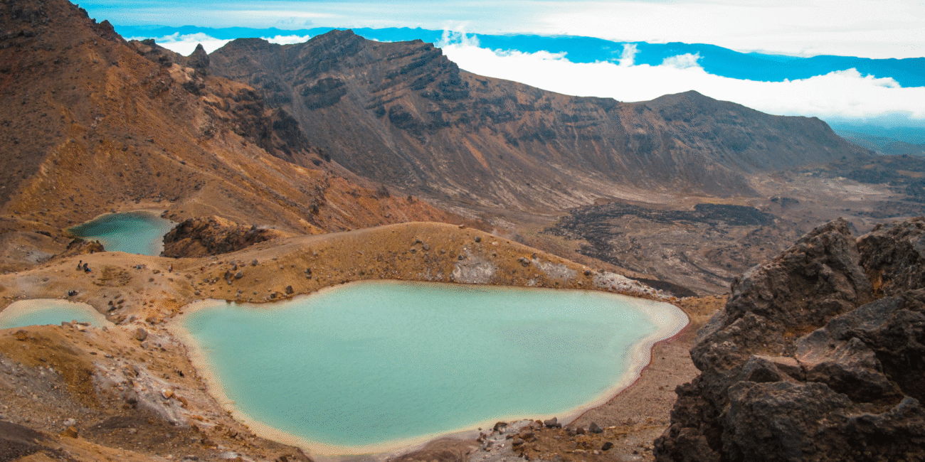 Lakes in Tongariro National Park