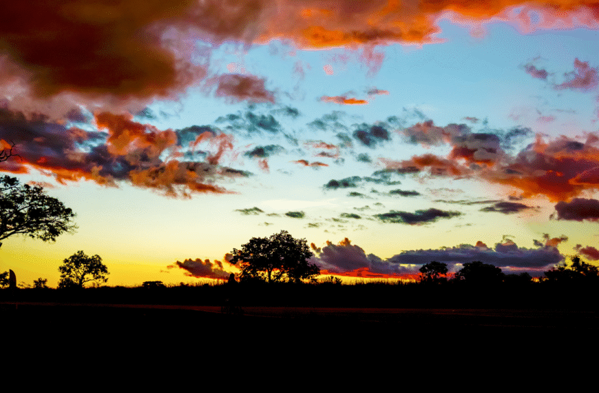 Sunset in Zambia