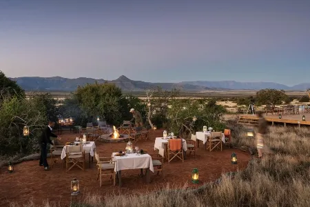 Boma dinner at Plains Camp