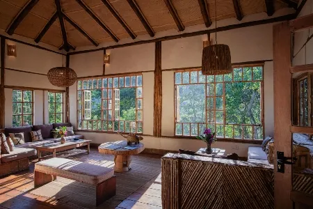 Bwindi Lodge lounge