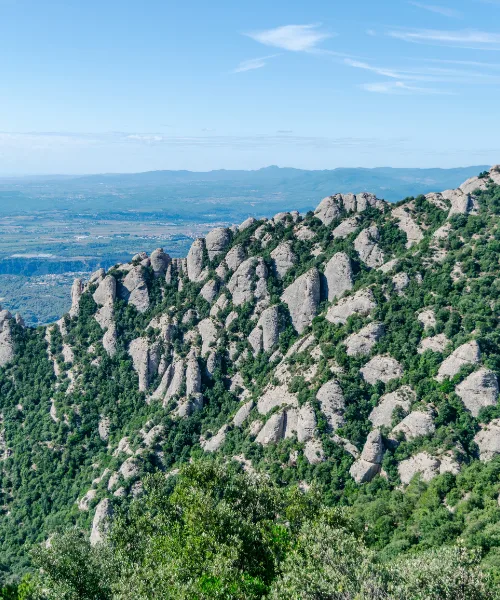 Rock formations in Catalonia