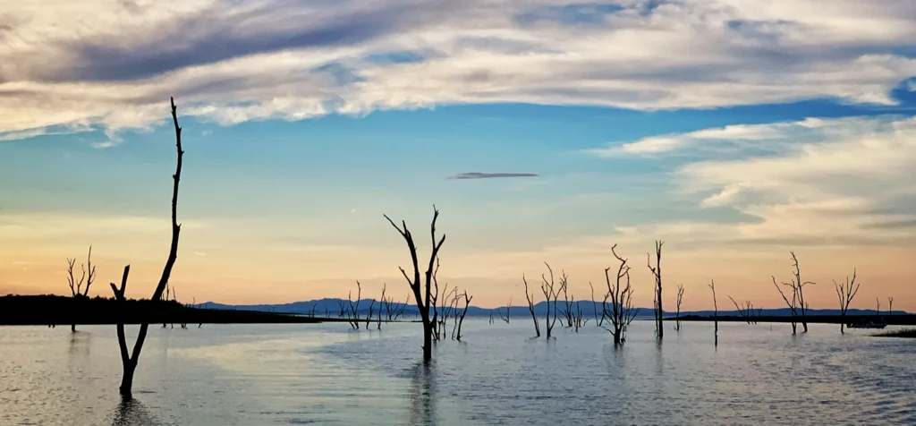 Lake Kariba at sunset