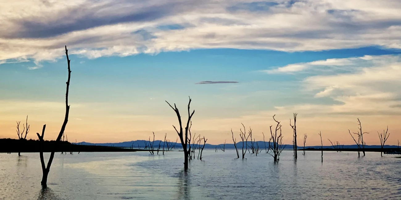 Lake Kariba at sunset