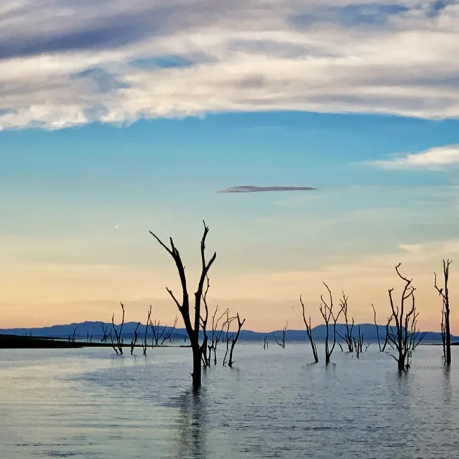 Lake Kariba at sunset