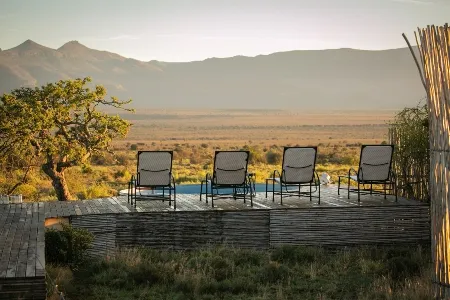 Lodge views in reserve in Samara Karoo