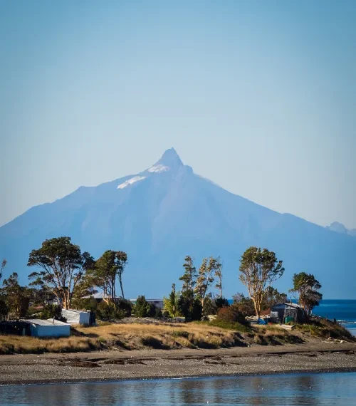 Mountain on Chiloe Island in Chile