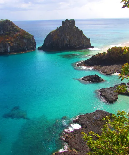 Fernando de Noronha islands in Brazil
