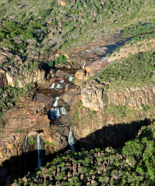 Series of waterfalls in Kakadu National Park