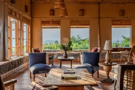 Kibale Lodge lounge