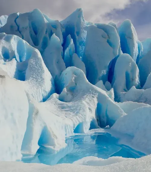 Patagonia's ice fields up close