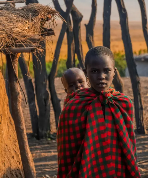 Maasai children in Kenya