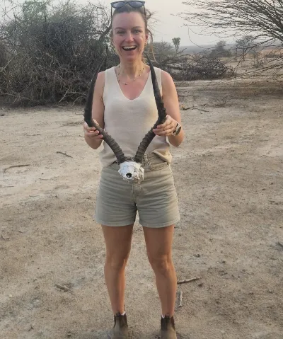 Lottie on Safari in Tanzania_converted