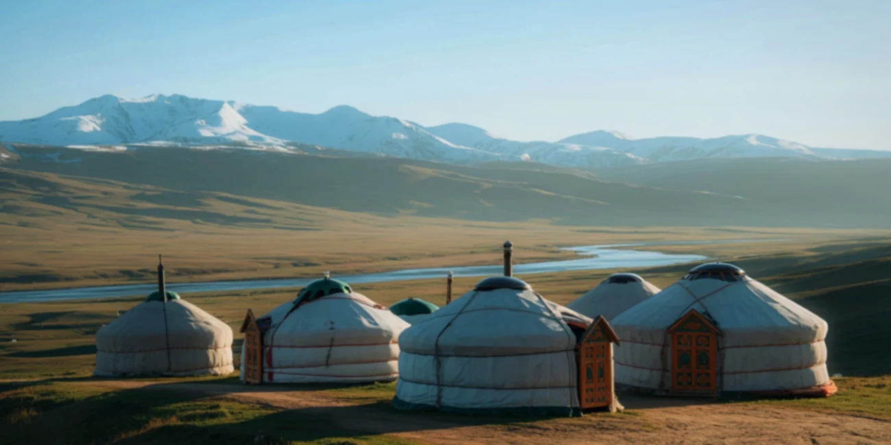 Yurts in Mongolia
