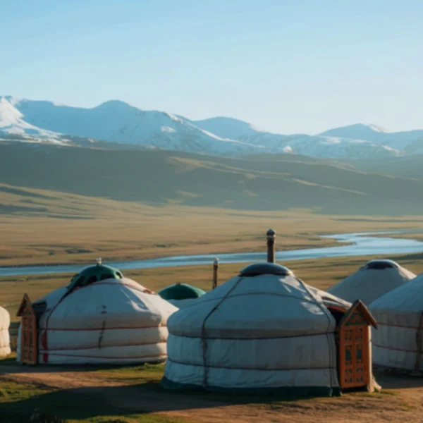 Yurts in Mongolia