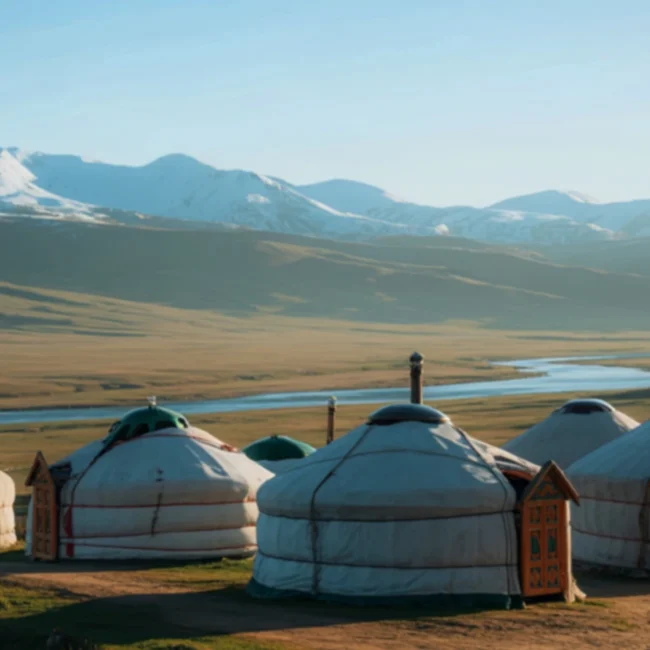 Yurts in Mongolia