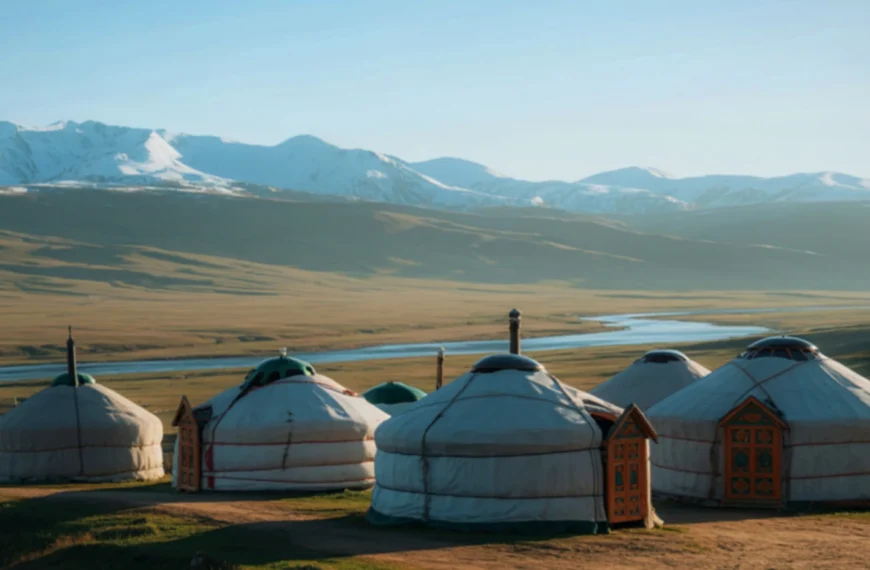 Yurts in Mongolia