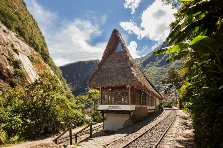Inkaterra Pueblo Hotel 5 train in mountains_converted